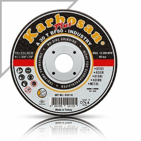 Karbosan Endüstriyel Metal Plus Kesme Diski	115 x 2.5 x 22.23
