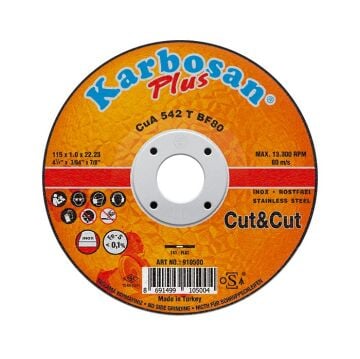 Karbosan Cut & Cut Plus İnce Kesme Diski 230 x 1.9 x 22.23