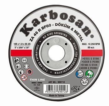 Karbosan Zirkonyum Düz Plus Kesme Diski 115 x 1.0 x 22.23
