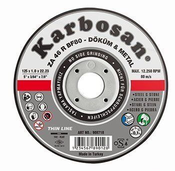 Karbosan Zirkonyum Düz Plus Kesme Diski 125 x 1.0 x 22.23