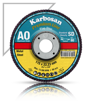 Karbosan Alüminyum Oksit Flap Disk 125 x 22.23