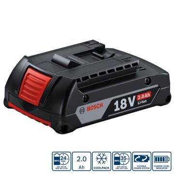 Bosch GBA 18V. 2Ah. Yedek Akü-Batarya