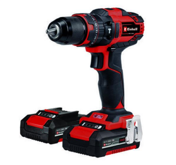 Einhell Akülü Darbeli Matkap TE-CD 18/40 Li-i +64 (2x2,0Ah) 64 Parça Aksesuar Kiti