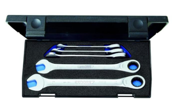 Gedore Kombine Cırcır Anahtar Seti 5 Parça 8-19 mm