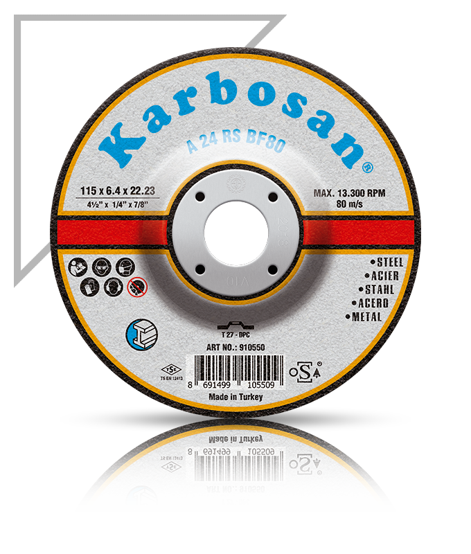 Karbosan Metal Taşlama Diski 125 x 6.4 x 22.23