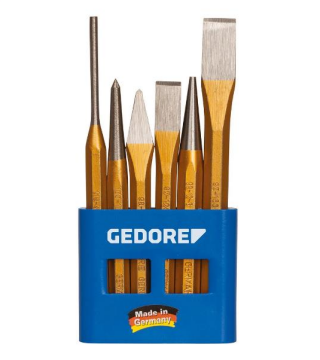 Gedore 8725200 (Seri 106)  6 Parçalı Keski Ve Zımba Seti