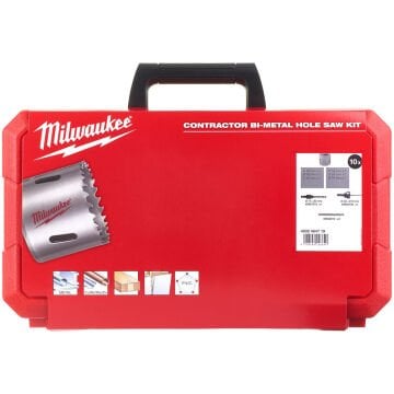 Milwaukee Panç Bi-Metal Set Contractor Seri- 10PC