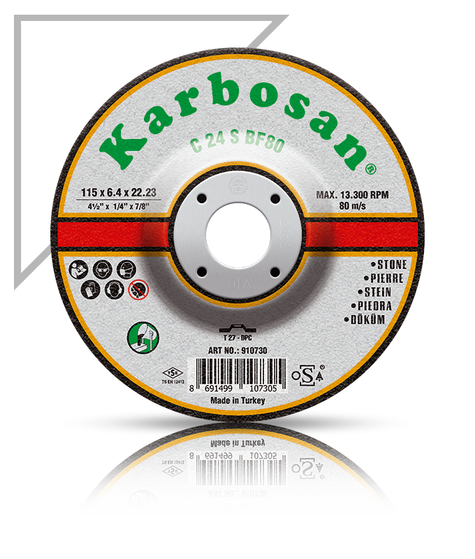 Karbosan Döküm Taşlama Diski 180 x 6.4 x 22.23
