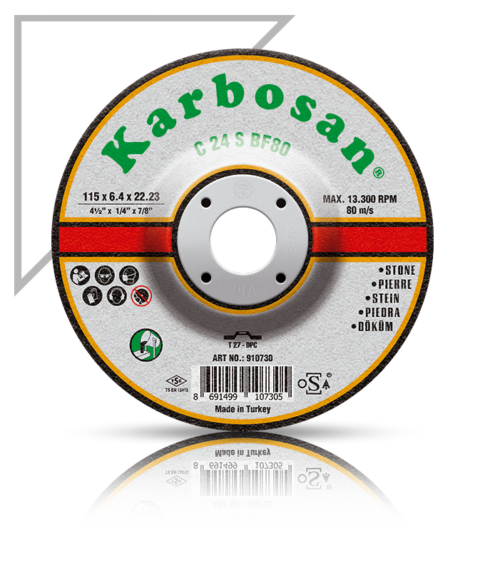 Karbosan Döküm Taşlama Diski 115 x 6.4 x 22.23