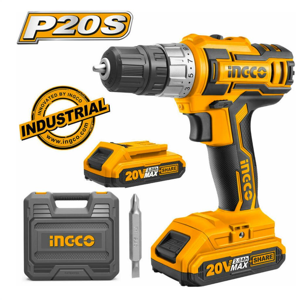 İngco CDLI2002 Li-ion Akülü Matkap 10 MM 20V 2.0Ah