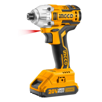 İngco CIRLI2002 Li-ion Akülü Vidalama Kömürsüz 1/4'' 20V 2.0Ah