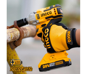 İngco CIWLI2001 Li-ion Akülü Somun Sıkma Kömürsüz 1/2'' 20V 2.0Ah