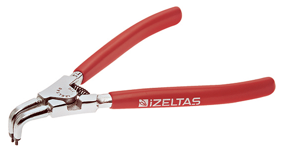 İzeltaş 3311 Dış Segman Pense Yaylı Eğri 125 mm