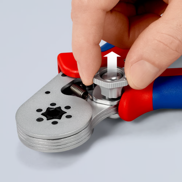 Knipex 975514 Kablo Yüksük Sıkma Kendiliğinden Ayarlanabilen