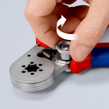 Knipex 975514 Kablo Yüksük Sıkma Kendiliğinden Ayarlanabilen