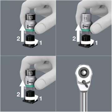 Wera 8006 SC 1 Zyklop Hybrid Cırcır Seti
