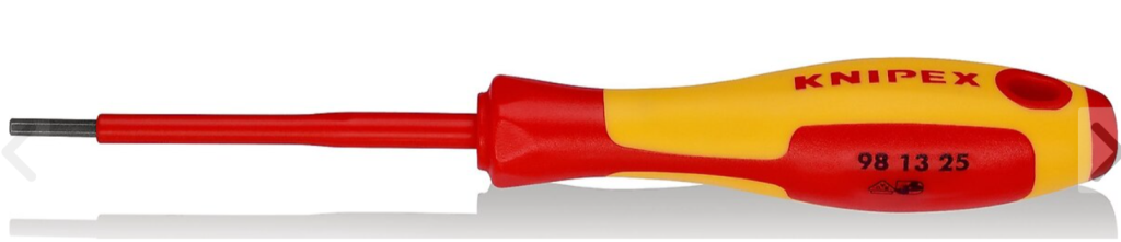 KNIPEX VDE İZOLELİ ALLEN TORNAVİDA 2,5*75 MM