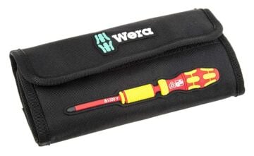 Wera Kraftform Kompakt VDE İzoleli Tork ve 15+1 İnce Uç / Tutamak+Tork Seti Dar Alanlarda Çalışmak İçin