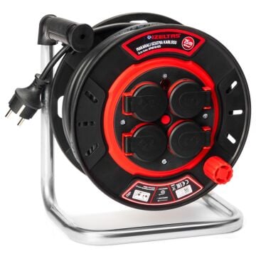 İzeltaş Makaralı Uzatma Kablosu 25M (3x1.5MM)