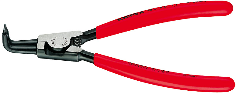 Knipex 4621A11 Dış Segman Pensi Eğri 125 mm