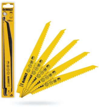 Dewalt DT2349 228mm Tilki Kuyruğu Ahşap Testere 5'li