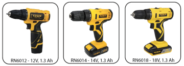Rown Üçlü Matkap Seti (RN6012+RN6014+RN6018)