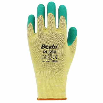 PL550 Polyester Örme Lateks Eldiven 1 Koli (144 Adet)