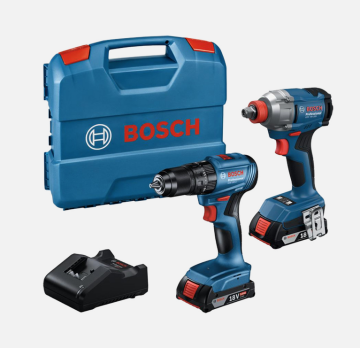 BOSCH GDX 18V-285 + GSB 185-LI(2x5,0AH) Çift Akülü Vidalama ve Somun Sıkma Seti