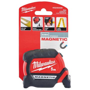 Milwaukee Manyetik Şerit Metre 5 m