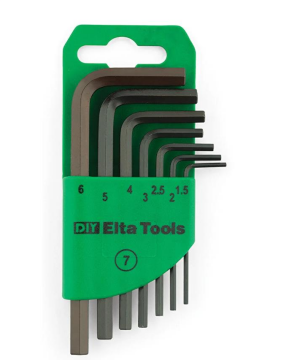 Elta Allen Anahtar Takımı ALTI KÖŞE 7 PARÇA