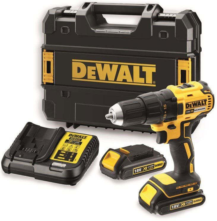 Dewalt DCD777S2T 18V 1.5Ah Kömürsüz Şarjlı Darbesiz Matkap Vidalama