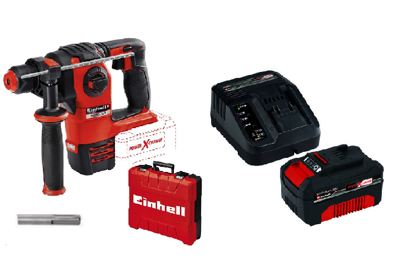 Einhell Herocco 18 V 4 Ah Akülü Pnömatik Kırıcı-Delici Set