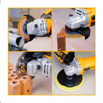 İngco AG75018E Endüstriyel Elektrikli Avuç Taşlama 115 MM 750W