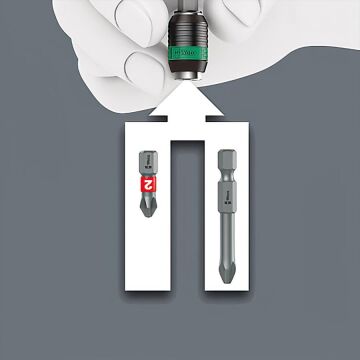Wera Kraftform Kompakt Turbo 1 Imperial Bits Uç S.