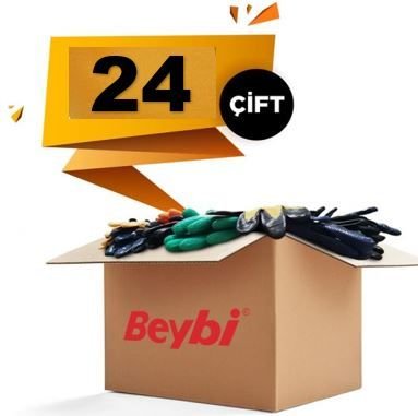 Beybi Cu300 Poliüretan Kaplı Kesilmeye Dirençli Eldiven 1 Koli (24 Adet)