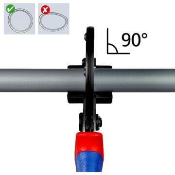 Knipex 902525 Plastik Boru Kesme Makası