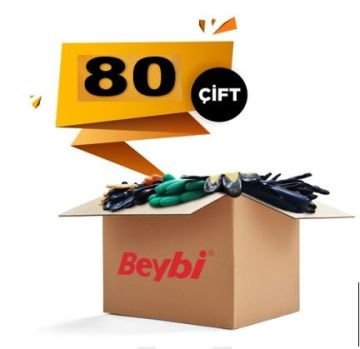 Beybi DT-01 Deri Takviyeli Eldiven 1 Koli ( 80 Adet)
