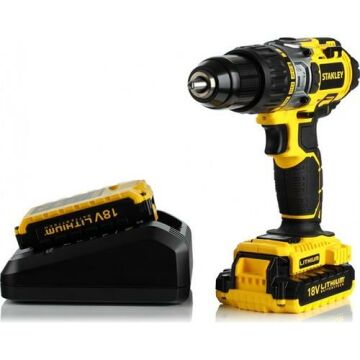 Stanley STDC18LHBK 18V 2.0Ah Li-ion Çift Akülü Profesyonel Darbeli Matkap