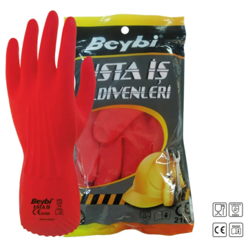 Beybi Usta İş Lateks İş Eldiveni 1 Koli ( 200 Adet)
