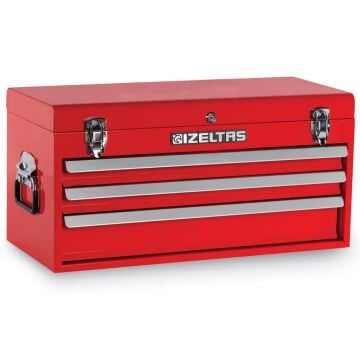 İzeltaş Çekmeceli Alet Sandığı Büyük Boy Kırmızı (Boş)