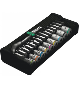 Wera 8100 SA 8 Mafsallı Metal Cırcırlı Set 1/4''