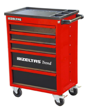 İzeltaş Trend Serisi Takım Dolabı 5 Çekmeceli - Dolu (93 Parça)