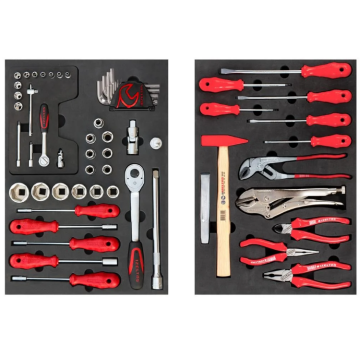 İzeltaş Trend Serisi Takım Dolabı 5 Çekmeceli - Dolu (93 Parça)