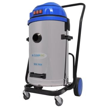 Cleanvac WD753 Üç Motorlu 3600watt Sanayi Tipi Islak-Kuru Süpürge