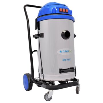 Cleanvac WD753 Üç Motorlu 3600watt Sanayi Tipi Islak-Kuru Süpürge