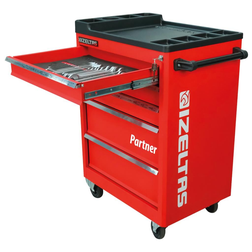 İzeltaş Partner Serisi Takım Dolabı 5 Çekmeceli - Dolu (118 Parça)