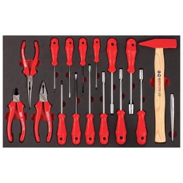 İzeltaş Partner Serisi Takım Dolabı 5 Çekmeceli - Dolu (118 Parça)