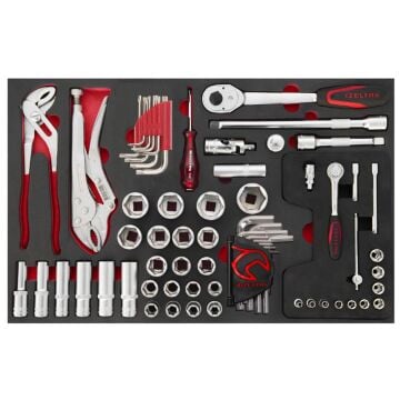 İzeltaş Partner Serisi Takım Dolabı 5 Çekmeceli - Dolu (118 Parça)