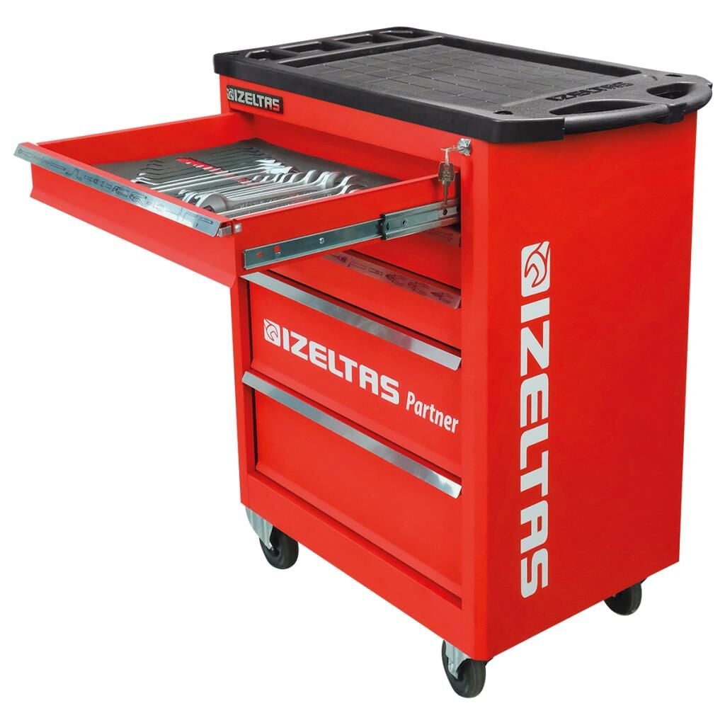 İzeltaş Partner Serisi Takım Dolabı 5 Çekmeceli - Dolu (118 Parça)