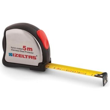 İzeltaş 05881 Krom Şerit Metre 5m